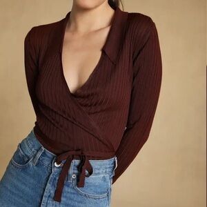 Rouje Lorraine Wrap Top